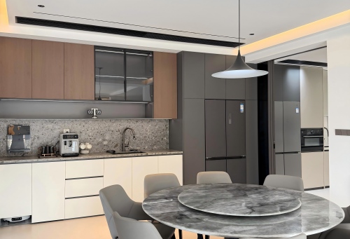 100m&sup2;现代简约|黑白为底，勾勒生活的温柔轮廓